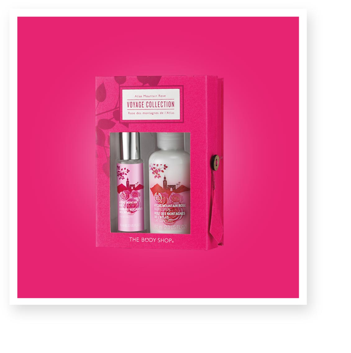 The Body Shop Voyage Gift Packaging design