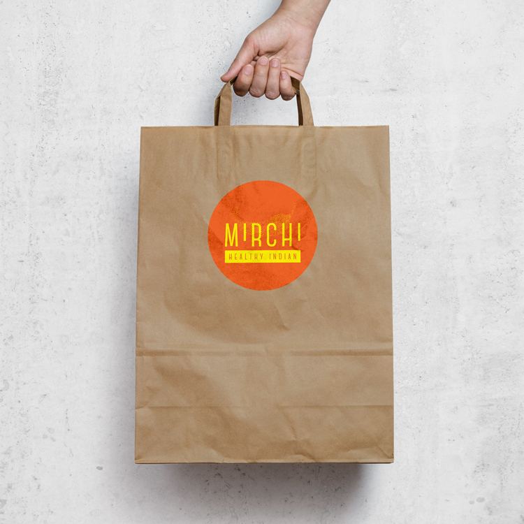 restaurant takeaway bag design