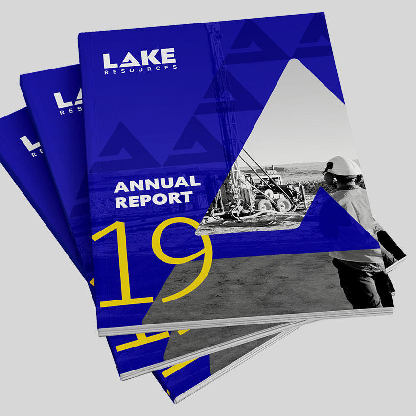 lake annual report design