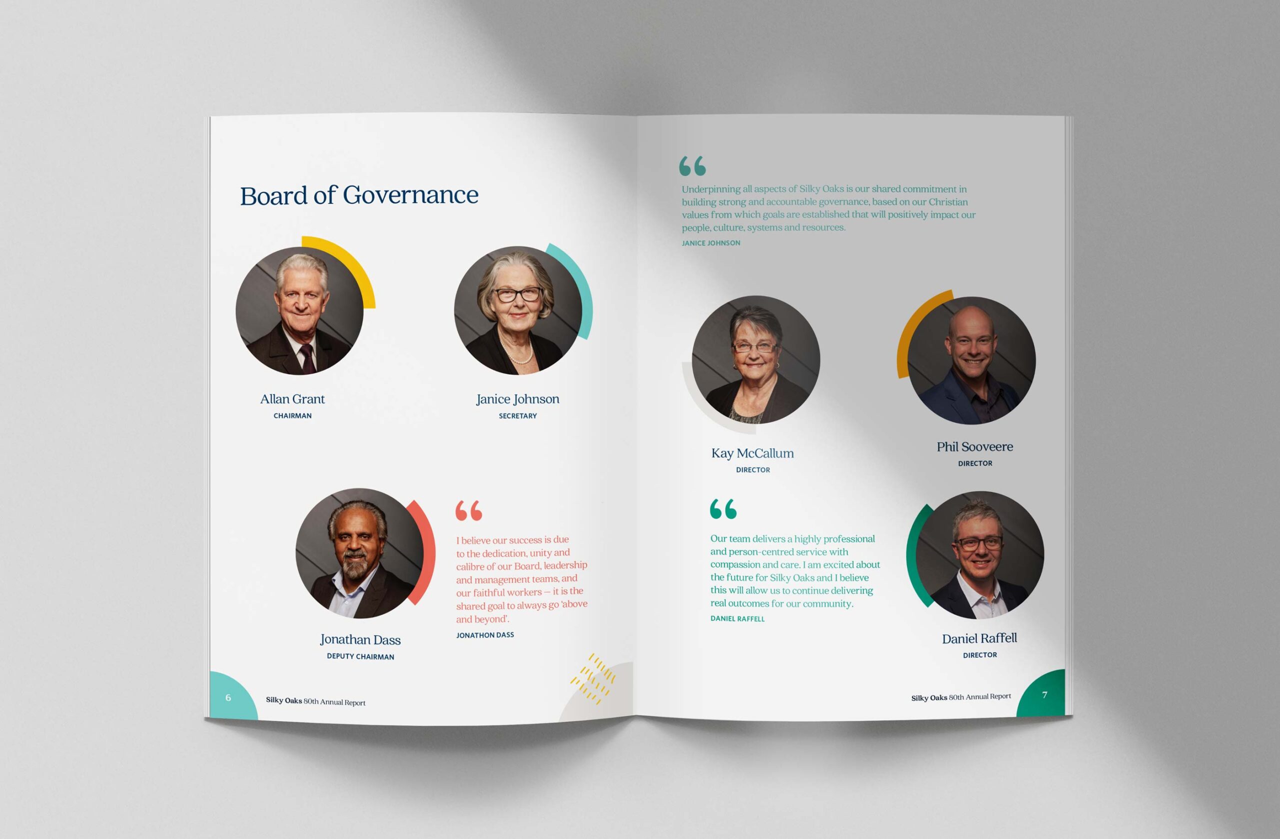 Silky Oaks Annual Report Design