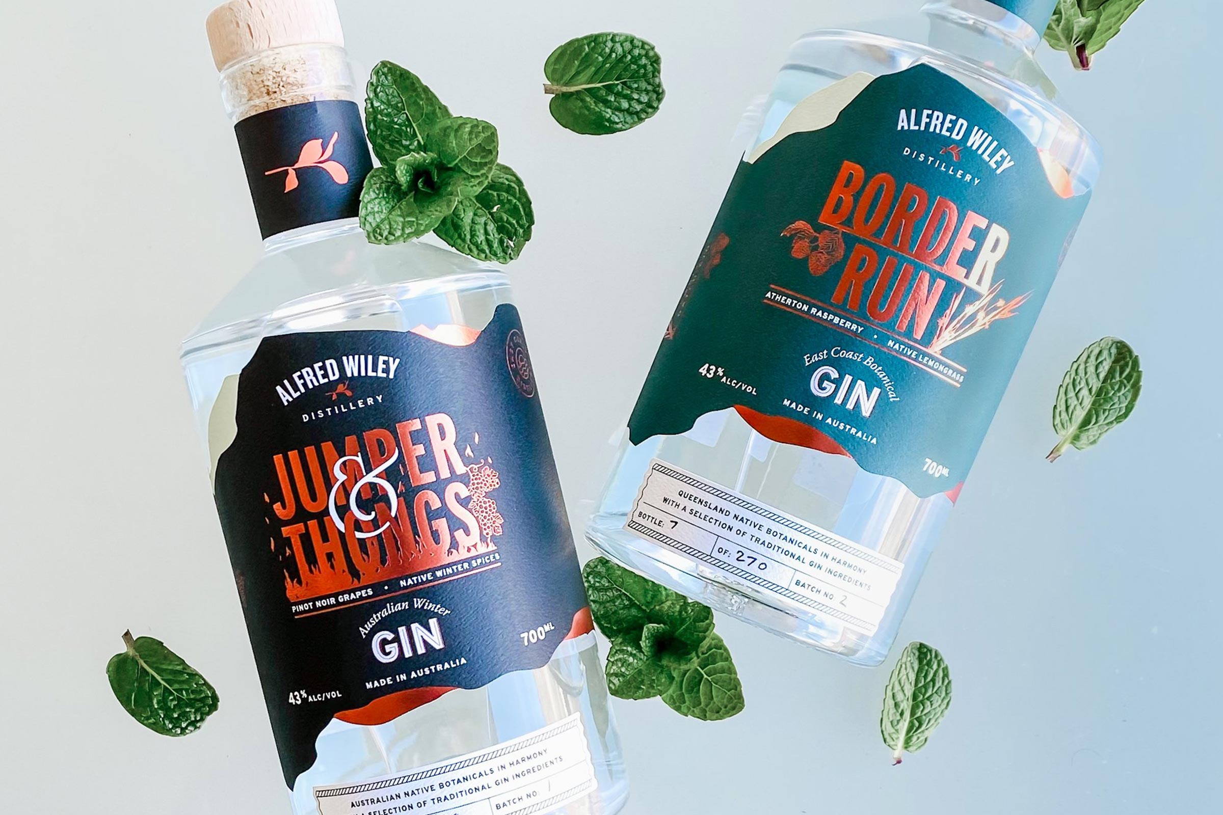 alfred wiley distillery label design