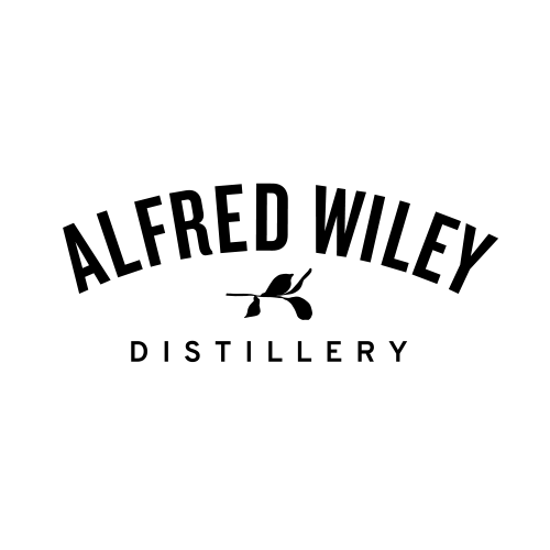 alfred wiley distillery logo design