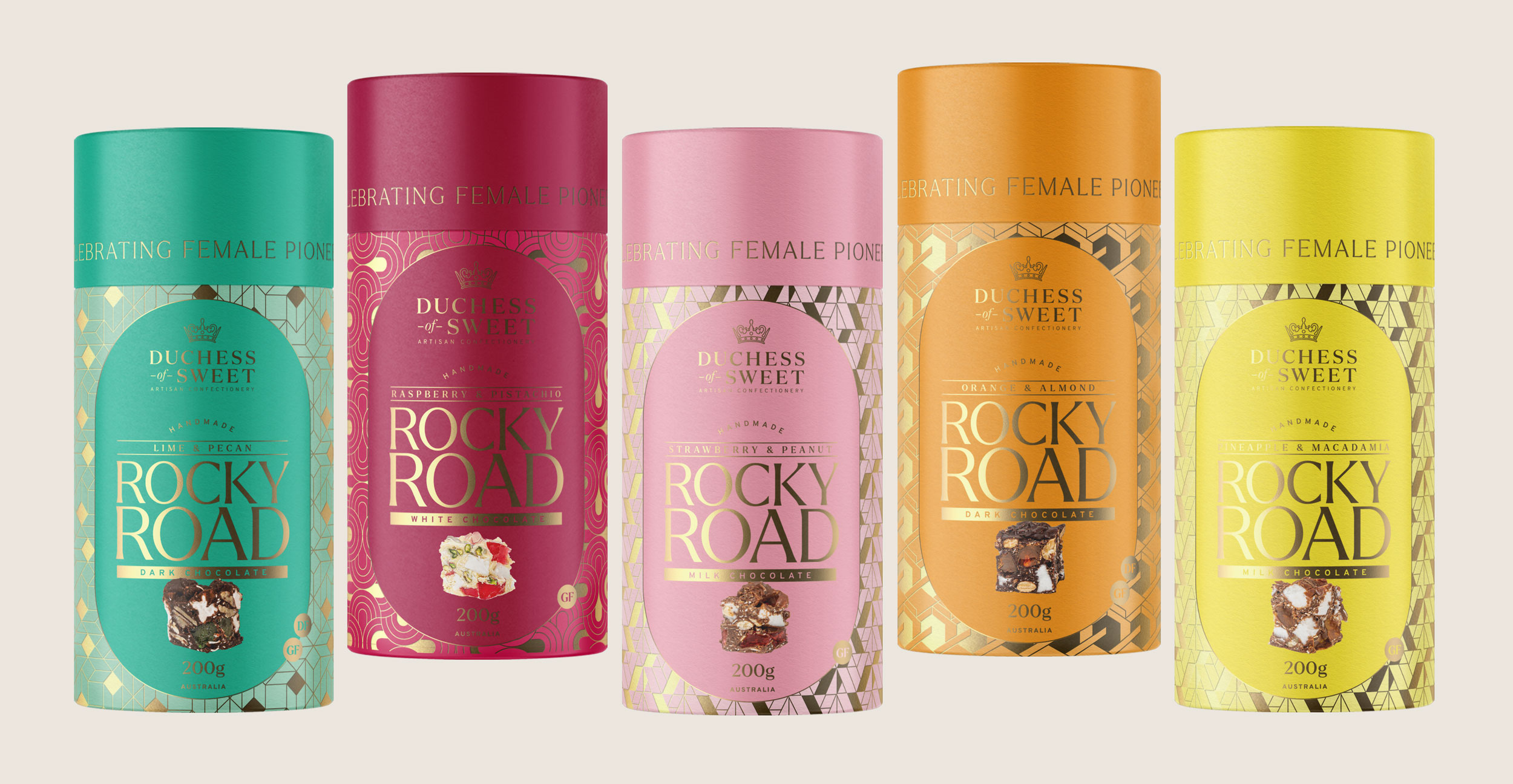Duchess of Sweet Chocolate Packaging Design