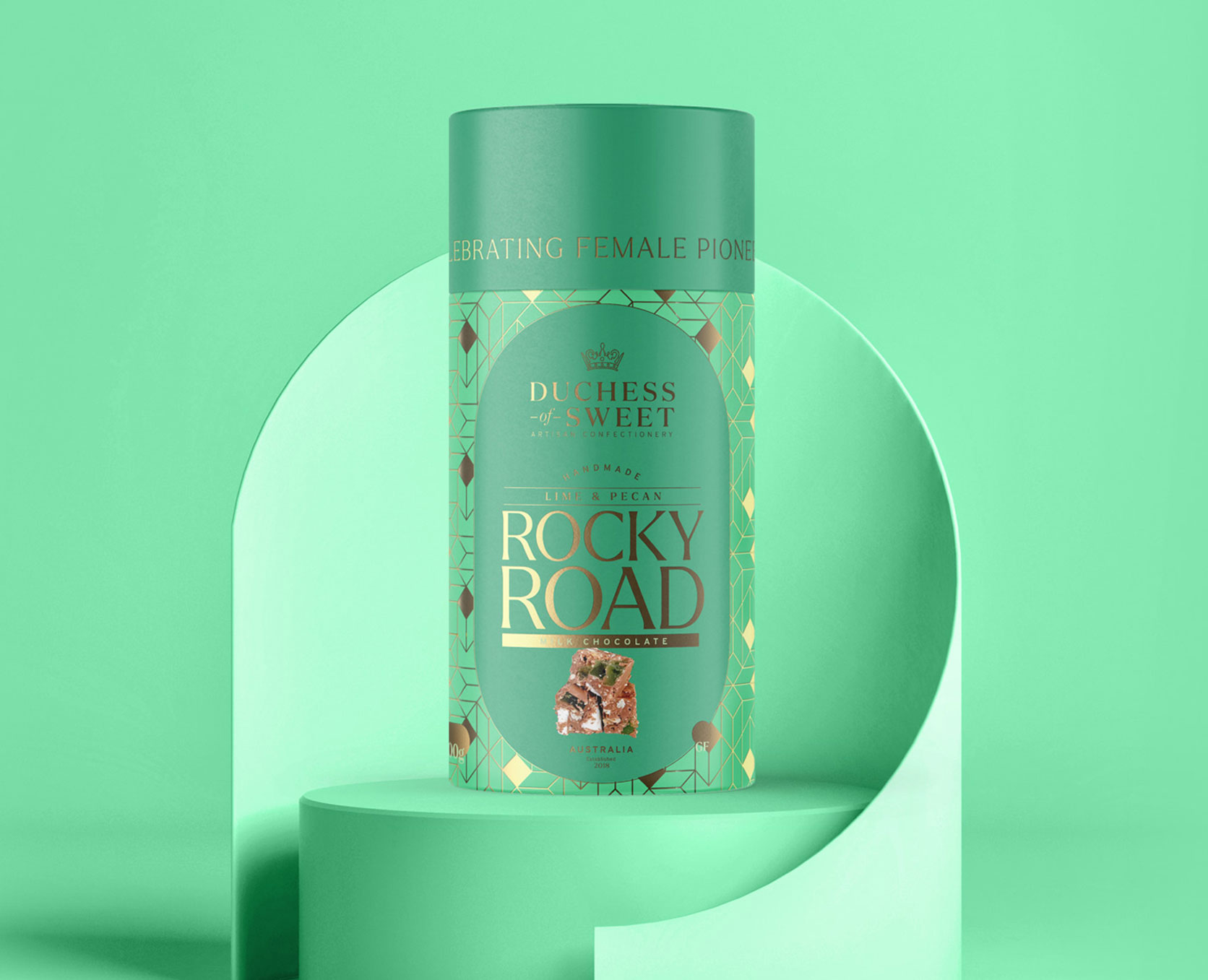 Duchess of Sweet Chocolate Packaging Design