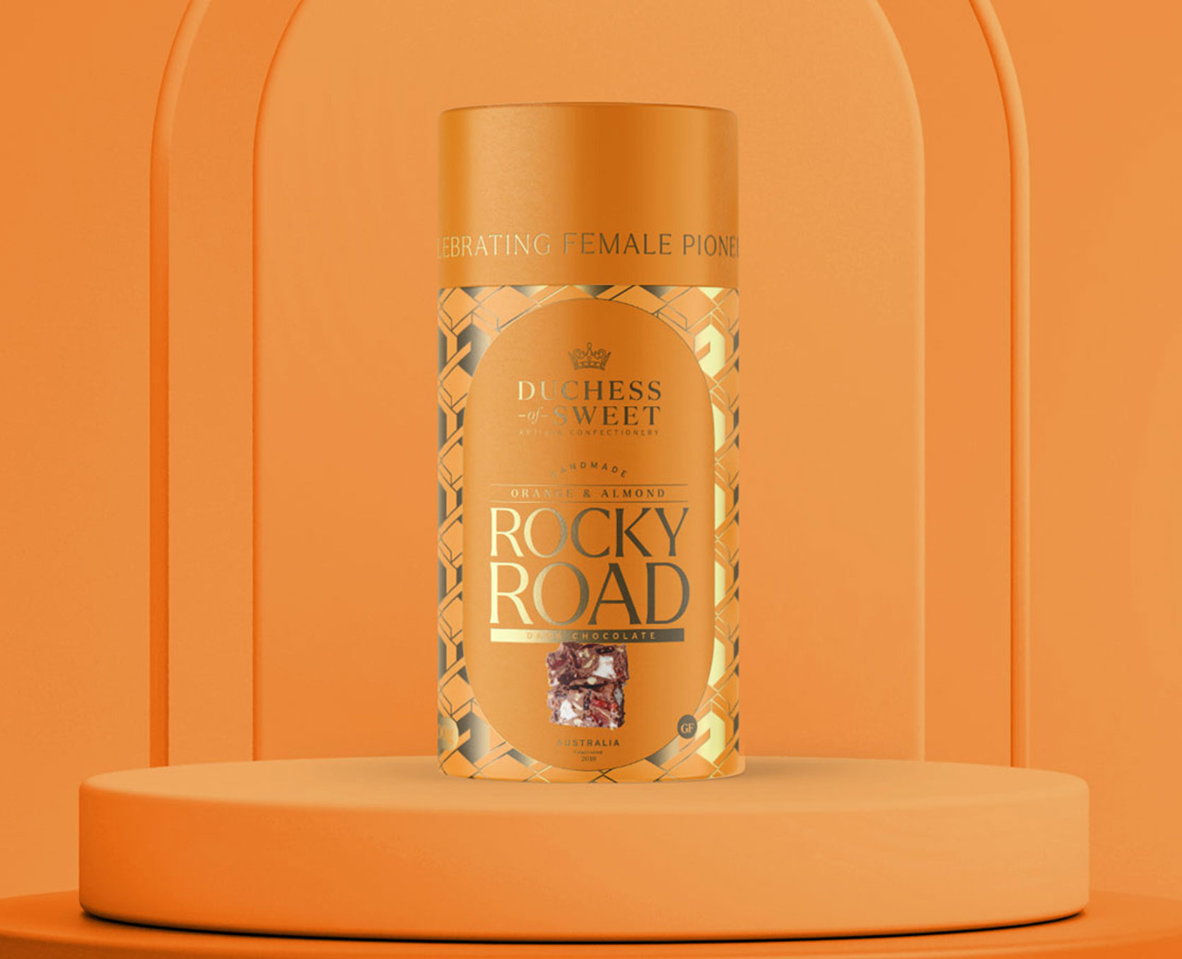 Duchess of Sweet Chocolate Packaging Design